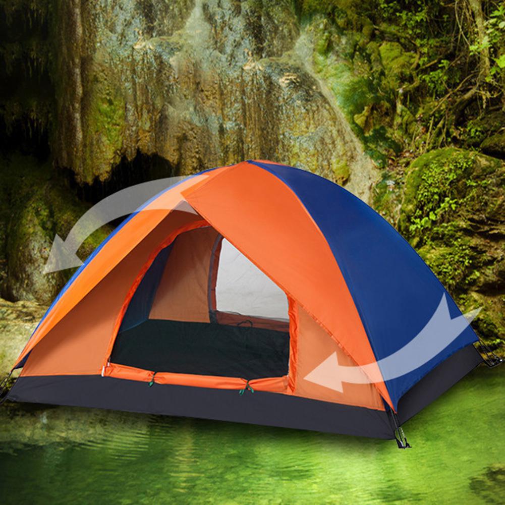Cheap Goat Tents Rain proof Double layer Color matching Tent Outdoor Equipment Mountain Camping Supplies Equipment Mountain Camping Supplies Tents 